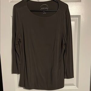 INC International Concepts Women's Gray Top
